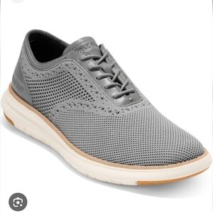 NEW Cole Haan Men's Gray Grand Remix Knit Oxford Shoes Size 11